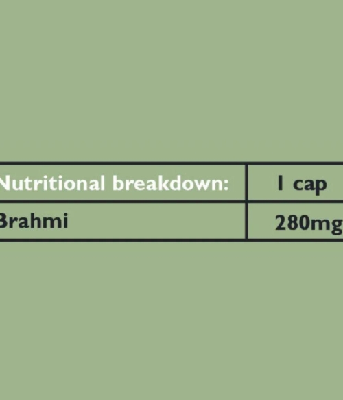 Organic Brahmi 60 vegan capsules - Image 2