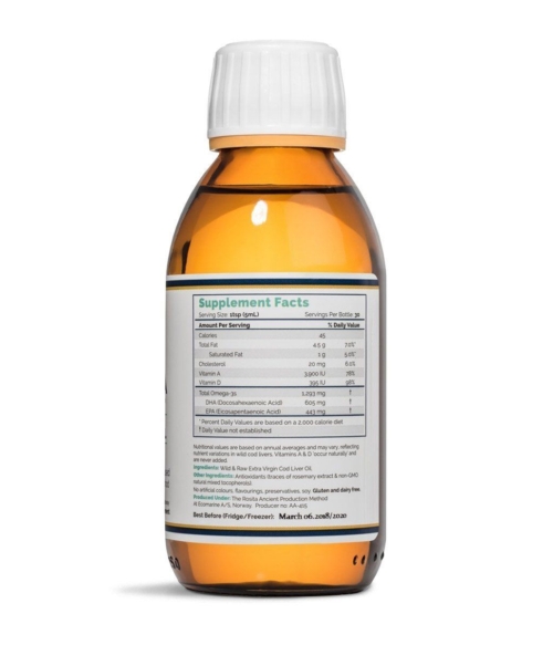 Rosita Extra-Virgin Cod Liver Oil – liquid 150 ml - Image 2