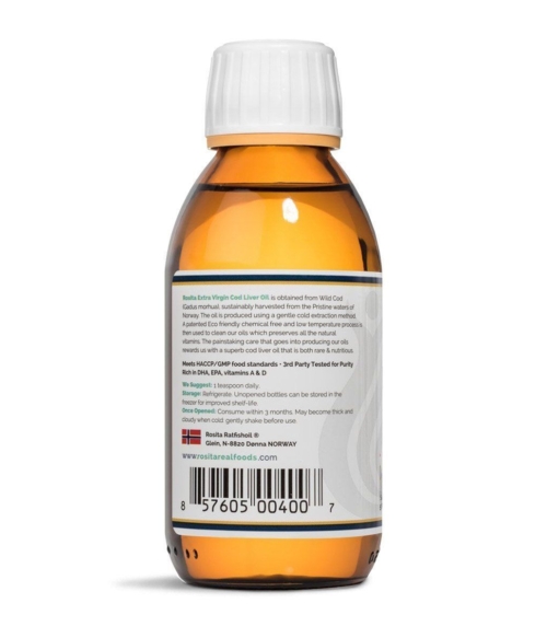 Rosita Extra-Virgin Cod Liver Oil – liquid 150 ml - Image 3